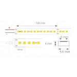 Tira LED 230V monocolor 14W/mt 120L/mt. SMD 2835 IP67 8x4mm corte cada 100mm, Venta por metros, desde 9,62€/m